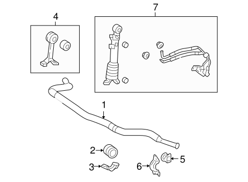 FRONT SUSPENSION/STABILIZER BAR & COMPONENTS for 2014 Toyota 4Runner #2