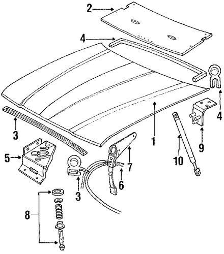 XJ12 HOOD & COMPONENTS