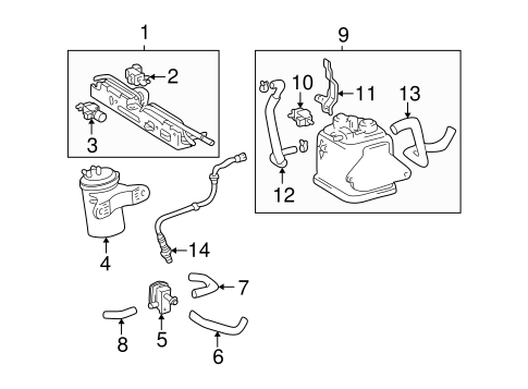EMISSION SYSTEM/EMISSION COMPONENTS for 2003 Toyota Sienna #1