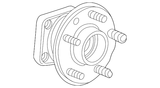 C2S46772 Деталь HUB & BEARING, RIGHT