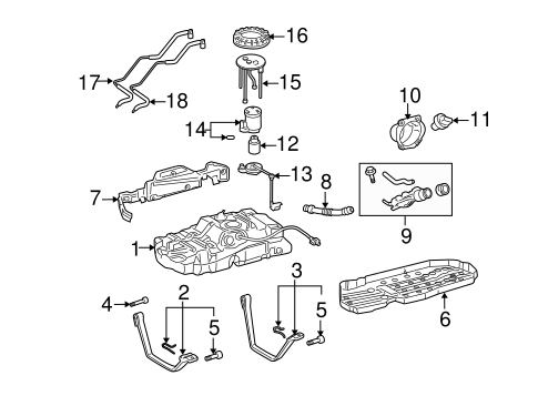 FUEL SYSTEM/FUEL SYSTEM COMPONENTS for 2005 Toyota Tundra #1