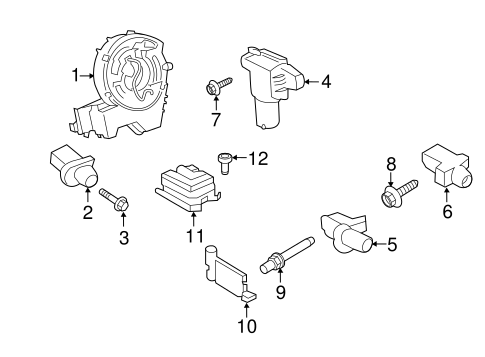 Electrical/Air Bag Components for 2015 Ford Transit-150 #1