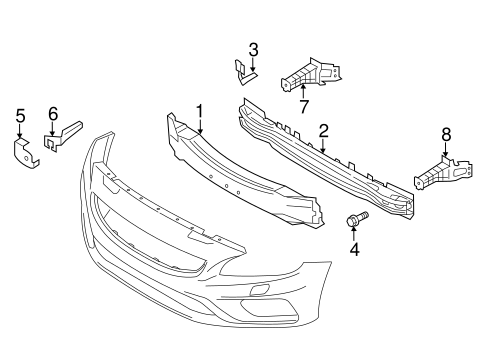 S60 BUMPER & COMPONENTS - FRONT 2