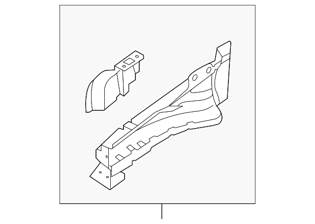 AE8Z-16019-A Деталь UPPER RAIL, LEFT