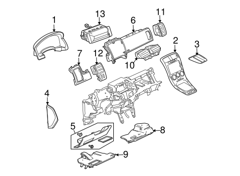 Torrent INSTRUMENT PANEL COMPONENTS