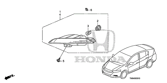 ELECTRICAL / EXHAUST / HEATER / FUEL/TURN LIGHT (1) for 2011 Honda INSIGHT #1