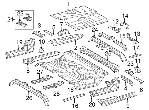 BODY/FLOOR - CAB for 2016 Toyota Tundra #1