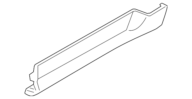 8A5Z-5410176-CA Деталь REAR ROCKER MLDG, RIGHT