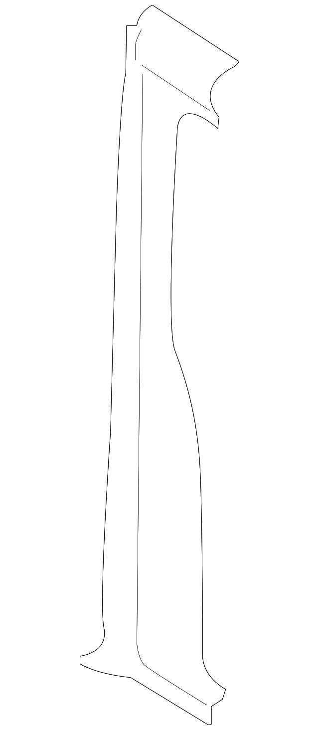 EK4Z-6124300-C Деталь CENTER PILLAR, RIGHT