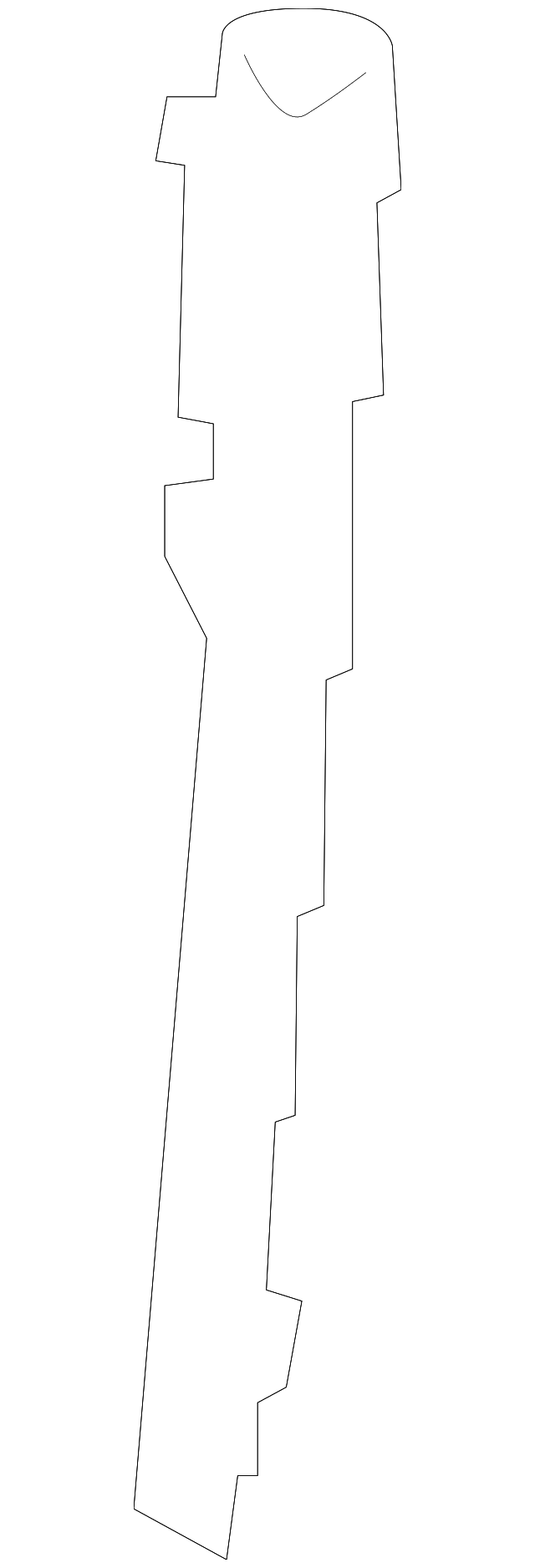 BK3Z-6124894-A Деталь CENTER PILLAR FILLER, RIGHT
