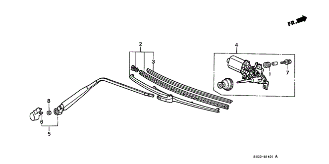 ELECTRICAL / EXHAUST / HEATER / FUEL/REAR WIPER for 1989 Honda CIVIC HATCHBACK #1
