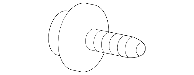 T2R2153 Деталь DRIP MOLDING SCREW, LEFT