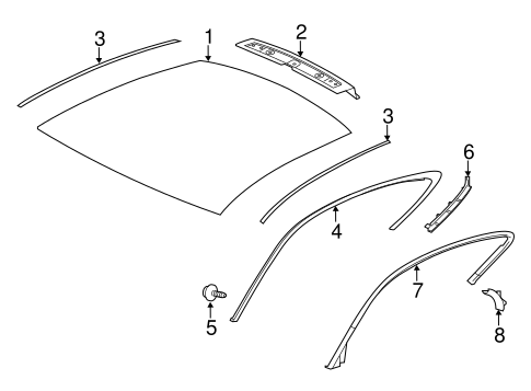 F-Type EXTERIOR TRIM - ROOF