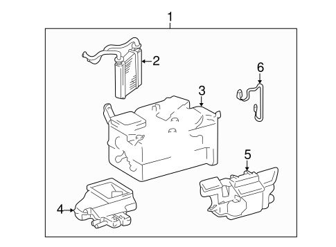 HVAC/HEATER for 2005 Scion xA #1