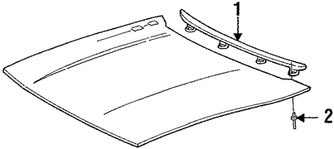 Grand Marquis EXTERIOR TRIM - HOOD
