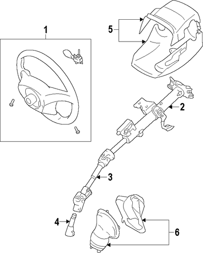 STEERING/STEERING WHEEL for 2011 Toyota Matrix #1