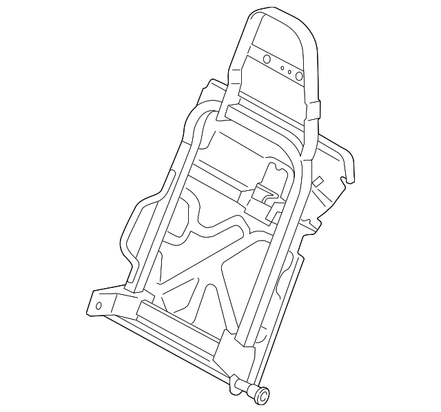 970-522-201-00 Деталь SEAT BACK FRAME, LEFT