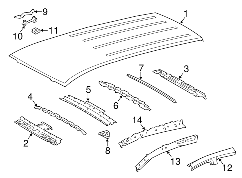 BODY/ROOF & COMPONENTS for 2013 Toyota RAV4 #1
