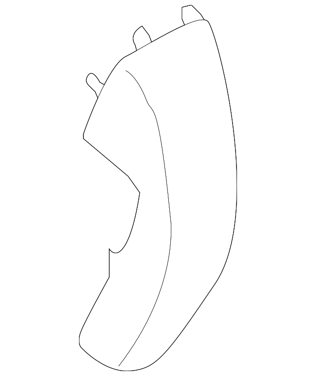 AS4Z-5460262-AA Деталь RETRACTOR ASSY UPPER COVER, LEFT