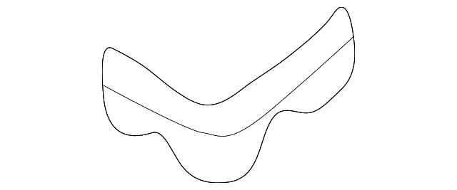 CAJ000040 Деталь SIDE RAIL GASKET, RIGHT