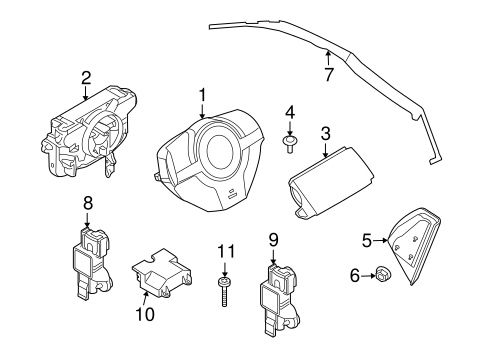 Astra AIR BAG COMPONENTS