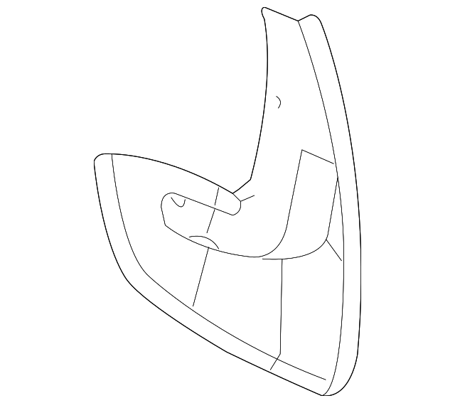 8G1Z-16A550-A Деталь MUD GUARD, RIGHT