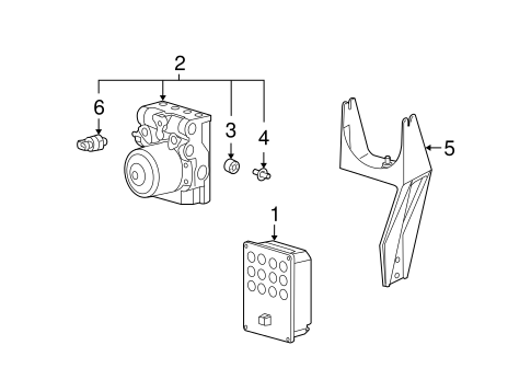 Electrical/ABS Components for 2005 Chevrolet Corvette #1