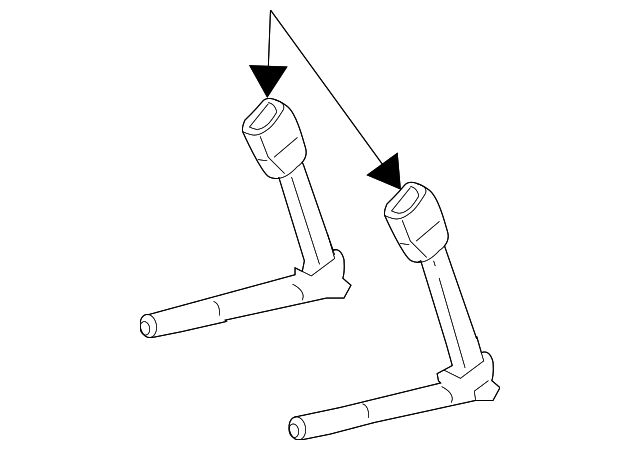 88956212 Деталь BUCKLE END, LEFT