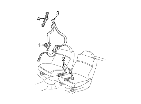 Grand Prix FRONT SEAT BELTS