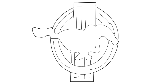 YR3Z-16098-AA Деталь EMBLEM, RIGHT