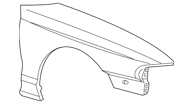 2R3Z6310159BAG Деталь LOWER MOLDING, LEFT