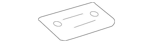 C2S20185 Деталь REINF PLATE, RIGHT
