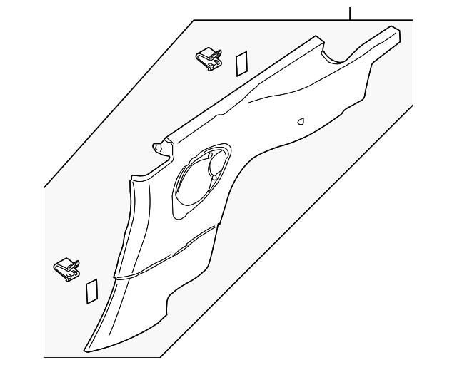 997-555-071-05-FSE Деталь QTR TRIM PANEL, LEFT