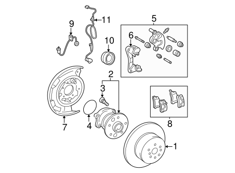 BRAKES/ANTI-LOCK BRAKES for 2003 Toyota Camry #2