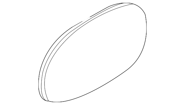 21019068 Деталь GLASS, RIGHT
