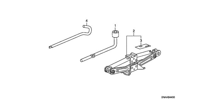 INTERIOR / BUMPER/TOOLS - JACK for 2009 Honda CIVIC SEDAN #1