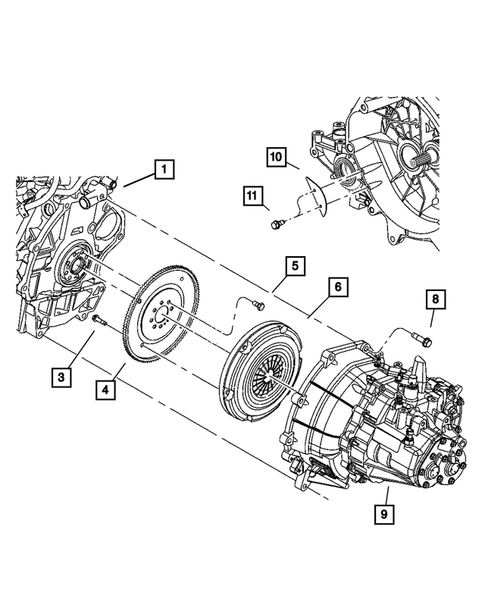 Clutch for 2006 Chrysler PT Cruiser #2