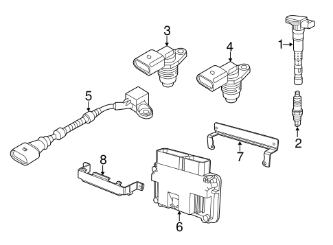 Ignition System for 2014 Volkswagen Jetta #0