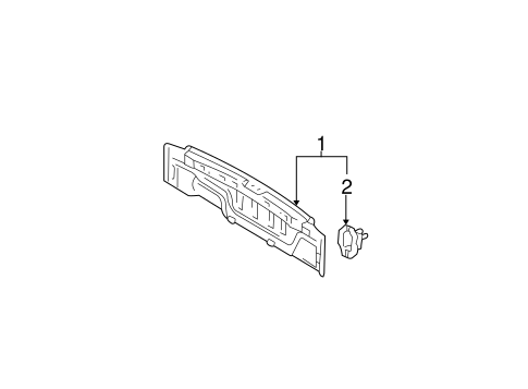 BODY/REAR BODY for 2001 Toyota Highlander #1