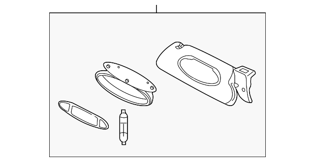 996-731-031-16-A12 Деталь SUNVISOR, LEFT