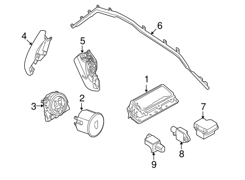 Panamera AIR BAG COMPONENTS
