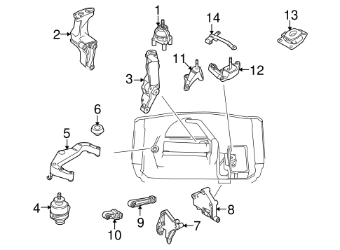 9-5 ENGINE & TRANS MOUNTING