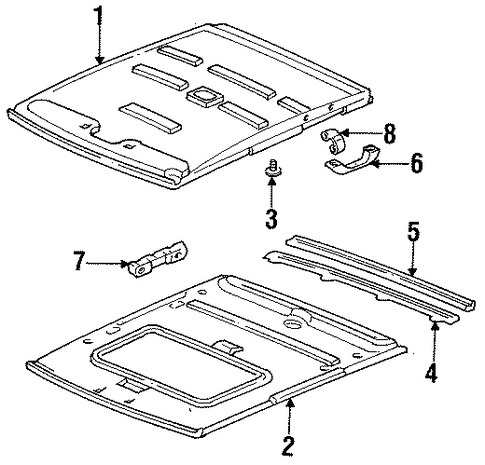 1989 Honda CIVIC SEDAN DX Grab Rail *NH220L* (Clear Gray) - (83240SH3000YG) 1989 Honda CIVIC SEDAN DX Grab Rail *NH220L* (Clear Gray) - (83240SH3000YG)