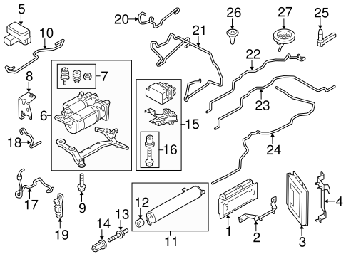 Cayenne RIDE CONTROL COMPONENTS