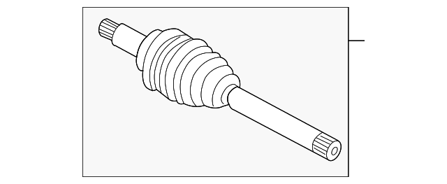 TDR000090 INNER JOINT ASSY, LEFT
