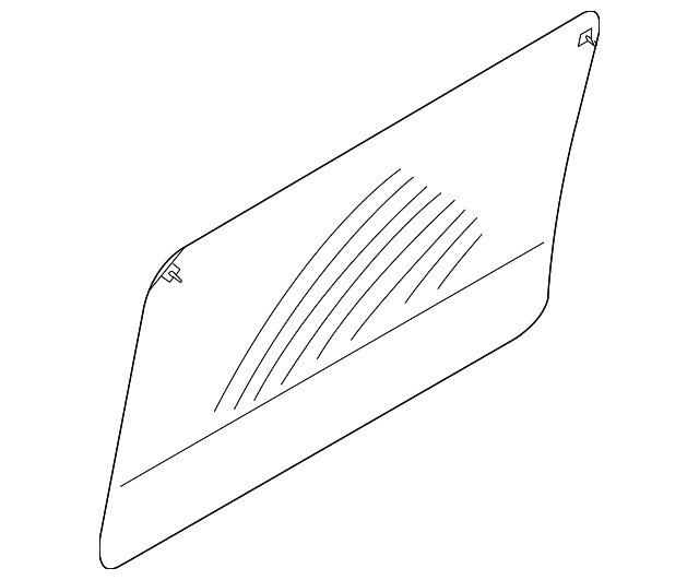 2T1Z-6125712-A Деталь DOOR GLASS, RIGHT