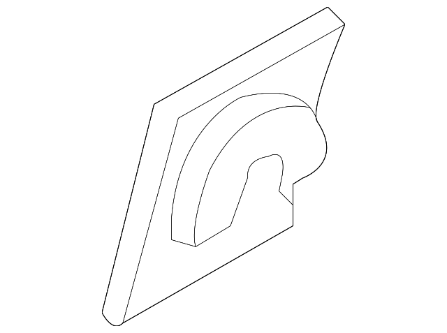 3T1Z-9943748-A Деталь DOOR GLASS RETAINER, RIGHT