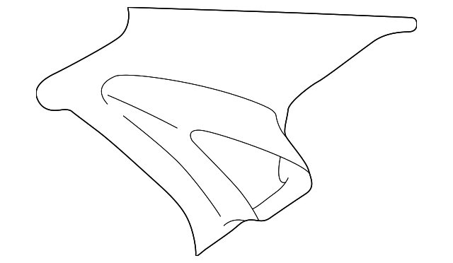 39998282 Деталь QTR TRIM PANEL, RIGHT
