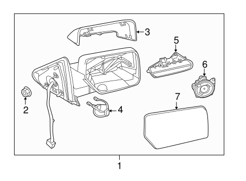 Outside Mirrors for 2014 Ford Expedition #0
