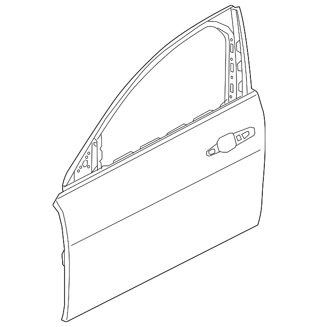 T2H4138 Деталь DOOR SHELL, RIGHT